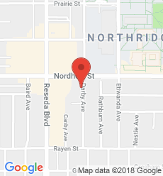 Map for Northridge Branch