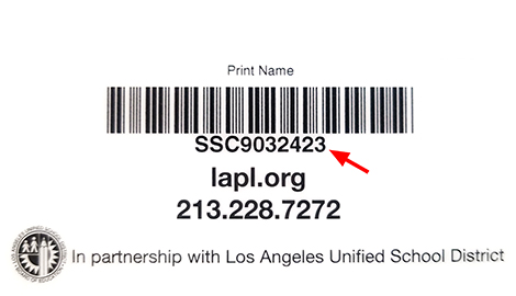 back of the Student Success card