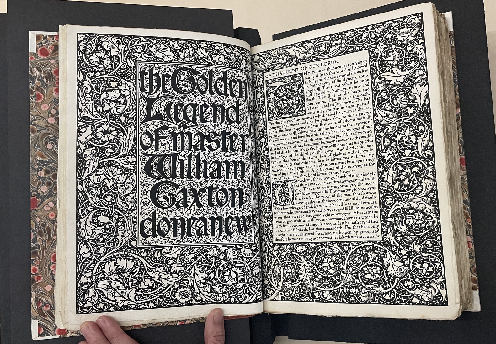 Woodcut image in A Note by William Morris on His Aim in Founding the Kelmscott Press
