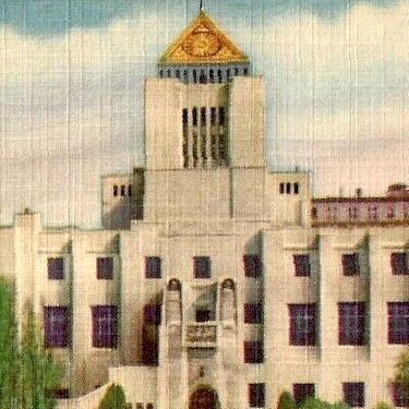 library postcard cover