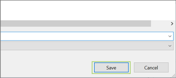 Handbrake screen with Save highlighted
